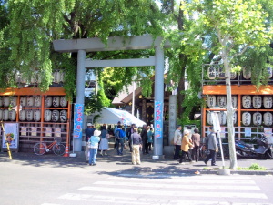 東京都中央区の波除神社